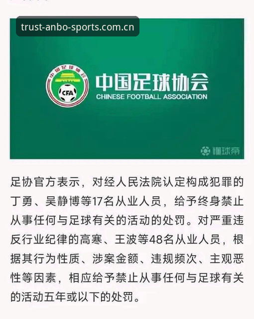足协第三批禁足名单深度解析：终身禁赛vs5年禁令，中国足球反腐风暴的真相与影响